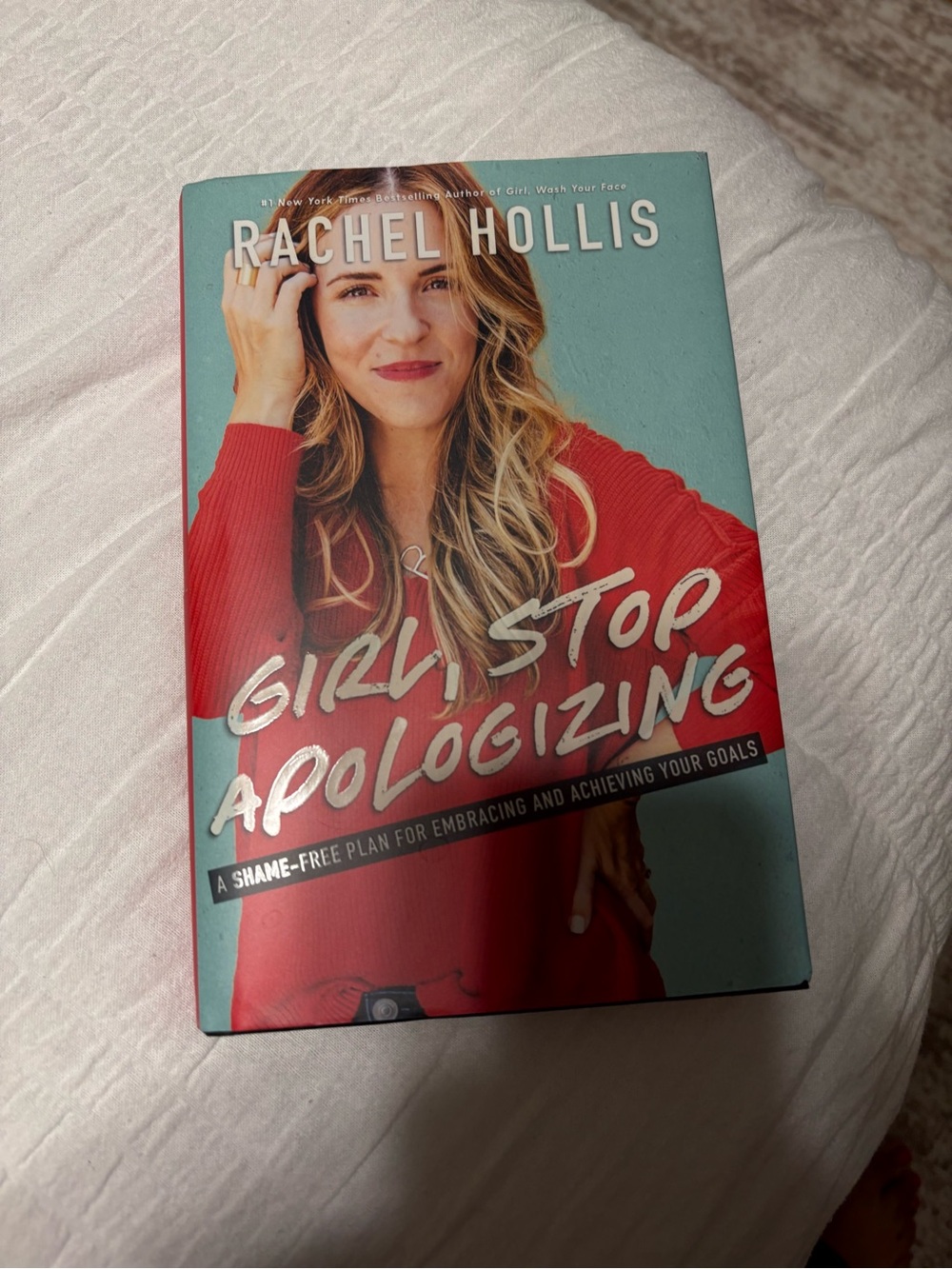 Rachel Hollis "Girl, Stop Apologizing" - Red & Teal Paperback